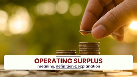 What is OPERATING SURPLUS?