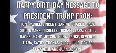 Pres Trump 76th Birthday: Tarot By Janine, Juan O Savin, Vincent Fusca, Tom Numbers & others
