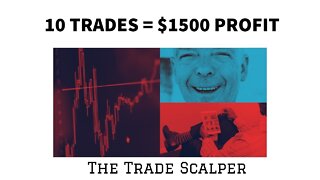 1500 Trade Scalper Review 10 winning day trades in a row