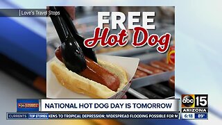 Free food for National Hot Dog Day and more!