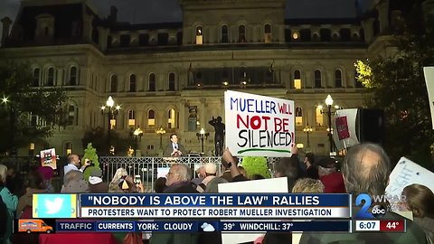 'Nobody above the law' rallies aim to protect Robert Mueller investigation