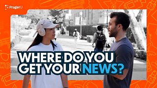 Where Do You Get Your News? | Man on the Street