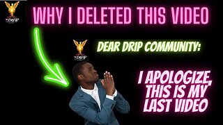 Drip Network Why was this video deleted what is going on