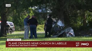 One person has died, another being treated after plane crash in LaBelle