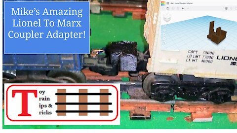 Mike's Amazing Lionel To Marx Coupler Adapter