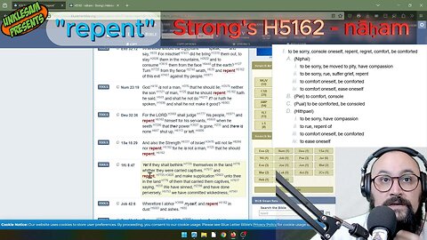 Bible Word Study "repent"