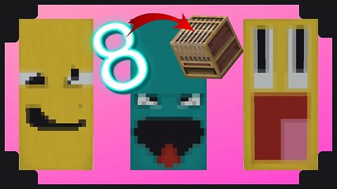 8 Face Banners | Minecraft
