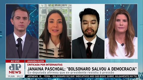 Janaina Paschoal defende Bolsonaro: “Salvou a democracia”; Amanda Klein e Kobayashi analisam