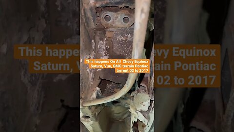 Falling outChevy Equinox Saturn Vue rear end, trailing Arm, falling out pt2