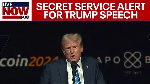 BREAKING: Secret Service delayed Donald Trump bitcoin conference speech in Nashville