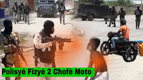 😭Oh Nou Méchan... VidéO Yon Polisyé Touyé 2 Chofè Moto Anba Ponp Gaz La 😭 (kisa Nou Vlé)