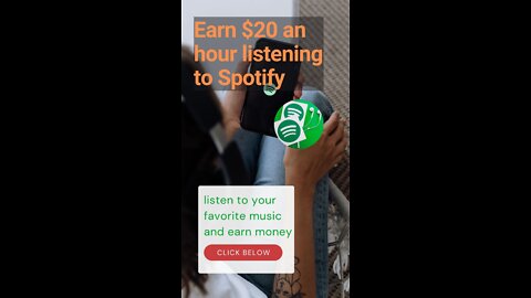 How to Make Money - Earn $20 an hour listening to Spotify