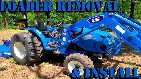 LS MT225 Tractor Loader Removal & Install