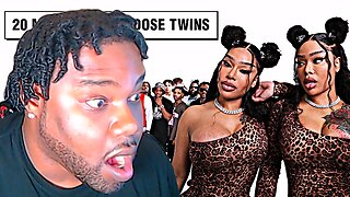 20 Guys vs 2 Instagram Models: DoubleDose Twins (REACTION)