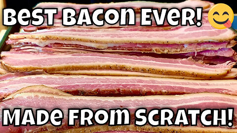 🥓 Savory Homemade Pepper Bacon - The Best EVER! 🥓