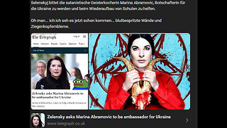 Marina Abramović was asked by Zelensky to be an Ambassador for Ukraine