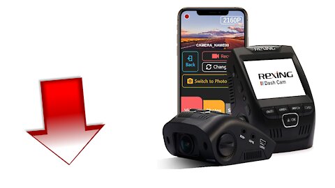 Rexing V1 - 4K Ultra HD Car Dash Cam 2.4" LCD Screen