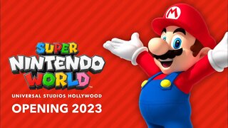 HUGE Super Nintendo World Announcement from Universal Studios Hollywood