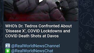 News Shorts: WHO Tedros at WEF