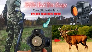 Unboxing: Red Dot Sight, GODREAMIT 1x28mm 4 MOA Red Dot Scope with Aimpoint Base, Motion Activated