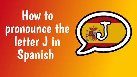How to pronounce the letter J in Spanish? (with IPA and examples)