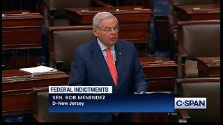 Democrat Sen Bob Menendez Cries On The Senate Floor
