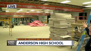 Checking out the new Anderson High School cafeteria