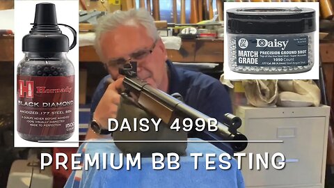 BB testing in my Daisy 499B, Hornady Umarex Black diamonds vs. Daisy match grade