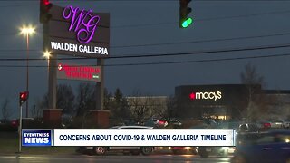 Concerns about COVID-19 and Walden Galleria timeline
