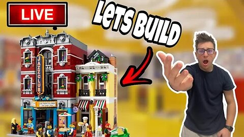 Lego Jazz Club Modular Build Live | Livestream