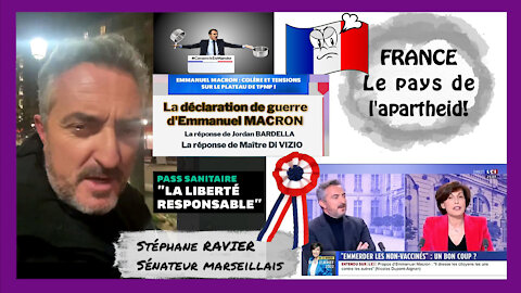 MACRON instaure "l'apartheid" en France pour nous "diviser" ! (Hd 720) Lire descriptif