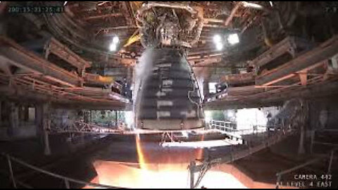 Raw Power! NASA fires up Artemis moon rocket engine for 550 second test