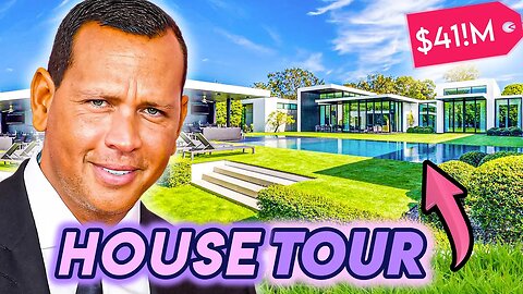 Alex Rodriguez | House Tour | Mansions in Los Angeles & Miami