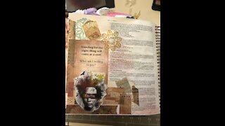 Let's Bible Journal Acts 7 (from Lovely Lavender Wishes)