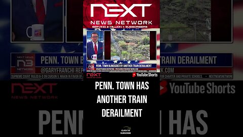 Penn. Town Blindsided by Another Train Derailment #shorts