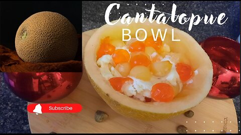 💯 If you have Cantaloupe at home-make this refreshing fruit bowl -You will be amazed ‼️