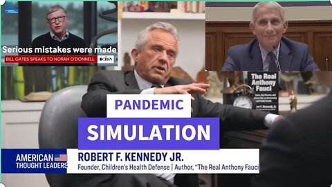 Event 201 Pandemic Simulation - RFK Jr. discusses the Bill Gates Sponsored October 2019 Event
