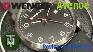 Wenger Avenue Men's 100m Sport Watch - Review & Unboxing (01.1641.101 / Ronda 515S)