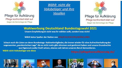 Bundestagswahl 2021, Wählt nicht die Volksbelüger
