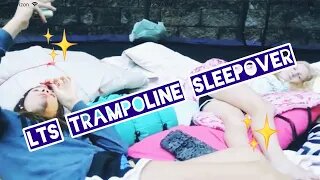 Trampoline Sleepover with the LTS!! *All-nighter attempt* | Gabby’s Gallery