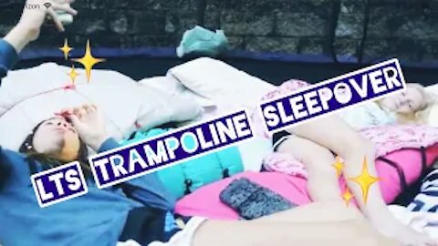 Trampoline Sleepover with the LTS!! *All-nighter attempt* | Gabby’s Gallery