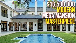 Reviewing $16,500,000 Modern Mega Mansion Masterpiece
