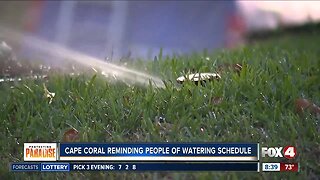 Cape Coral enforces two-day watering schedule