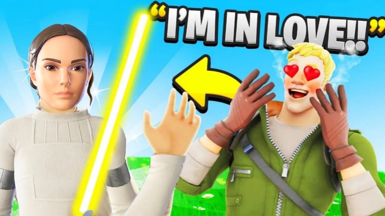 Trolling A SIMP With Padme Amidala Skin! (Fortnite Star Wars)