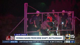 Woman rescued from mine shaft in Cave Creek