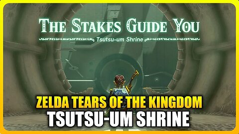 Zelda Tears of the Kingdom - Tsutsu-um Shrine Puzzle Solution (The Stakes Guide You)