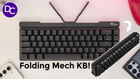Royal Kludge F68 Folding Mech Keyboard - It Goes Anywhere! ⌨️