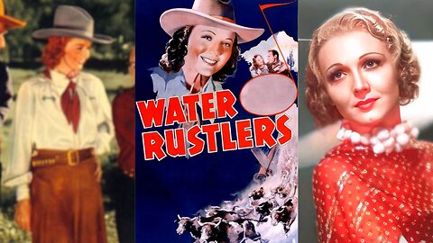 WATER RUSTLERS (1939) Dorothy Page, Dave O'Brien & Vince Barnett | Western | B&W
