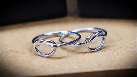 How To Make A Knot Ring With Only Basic Tools - Perfect for Beginners