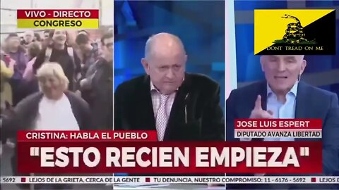 2022 08 23 José Espert con Chiche Gelblung en Crónica TV